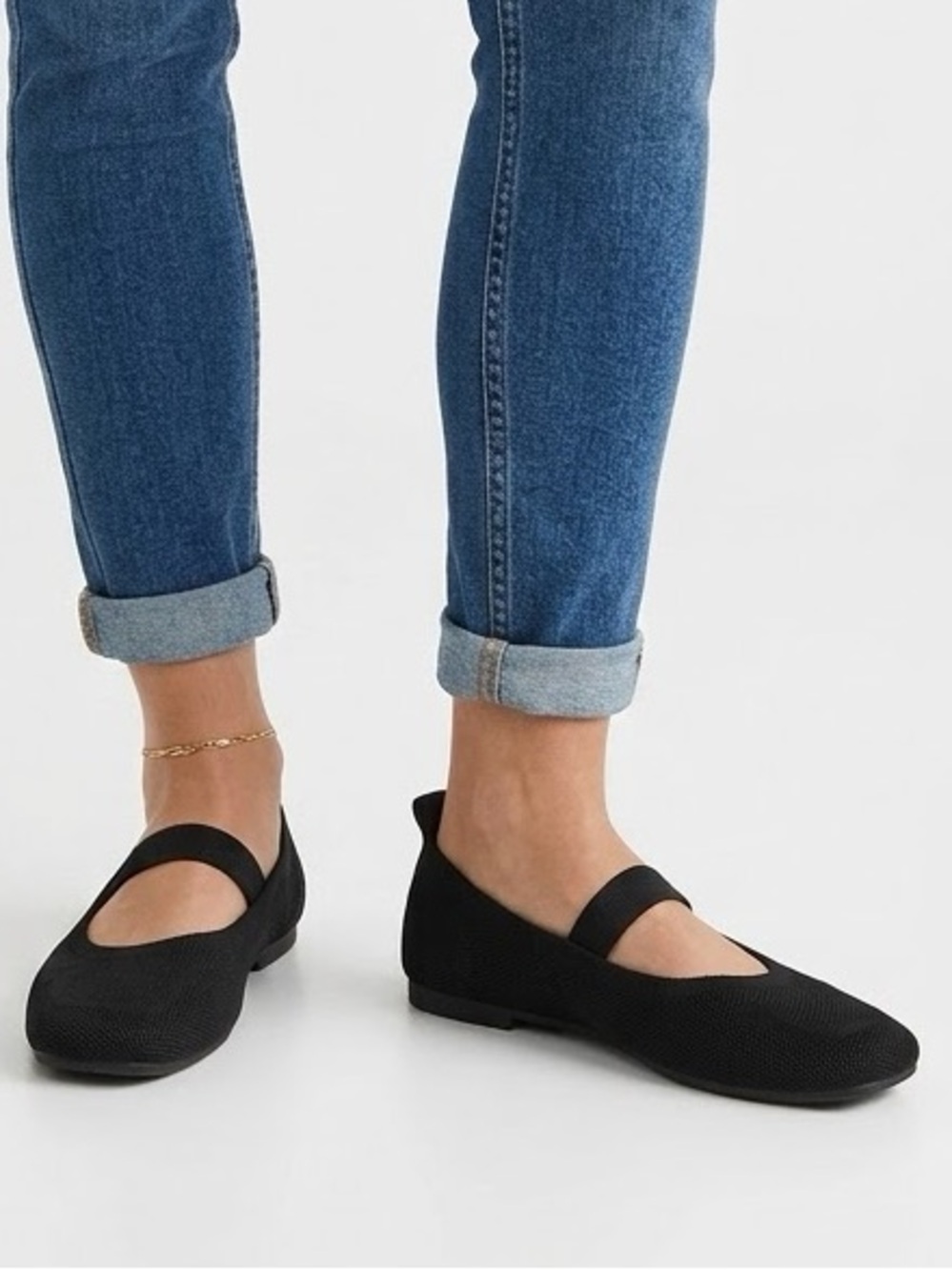 Unbranded Black Ballerina Flat Shoes Sz 39